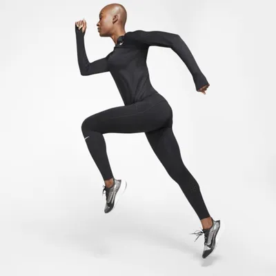 Nike Damskie legginsy do biegania ze średnim stanem Nike Epic Luxe - Czerń