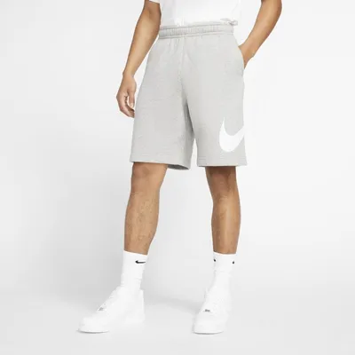 Nike Spodenki męskie z nadrukiem Nike Sportswear Club - Szary