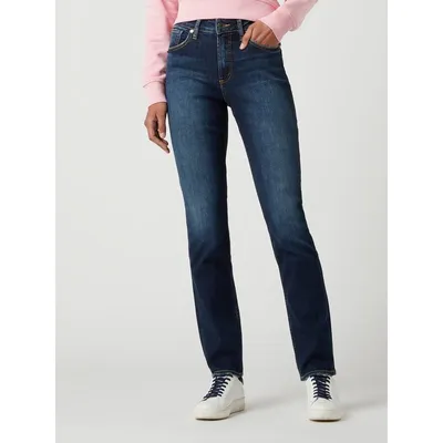 Silver Jeans Silver Jeans Jeansy z wysokim stanem o kroju curvy fit z dodatkiem streczu model ‘Avery’