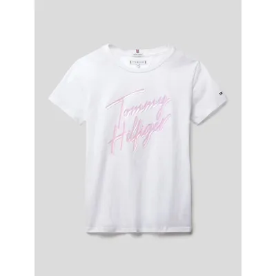 Tommy Hilfiger Tommy Hilfiger Teens T-shirt z bawełny bio