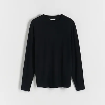 Reserved Sweter z wiskozą - Czarny