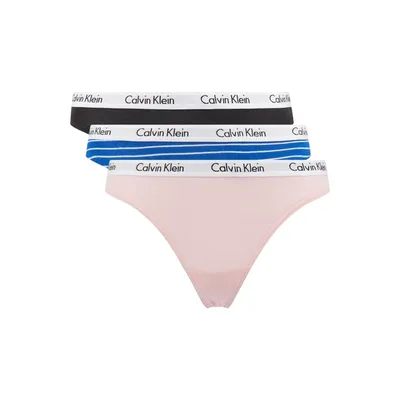 Calvin Klein Underwear Calvin Klein Underwear Stringi z dodatkiem streczu w zestawie 3 szt.