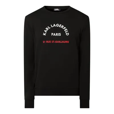 Karl Lagerfeld Karl Lagerfeld Bluza z mieszanki bawełny