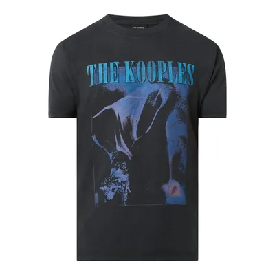 The Kooples THE KOOPLES T-shirt z nadrukowanym paskiem
