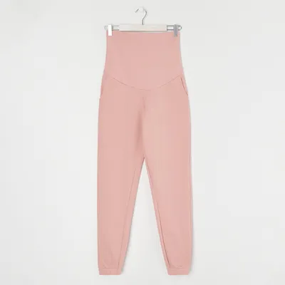 Sinsay Spodnie dresowe MAMA - Różowy