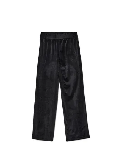 Cropp Czarne dresowe spodnie z ozdobną aplikacją