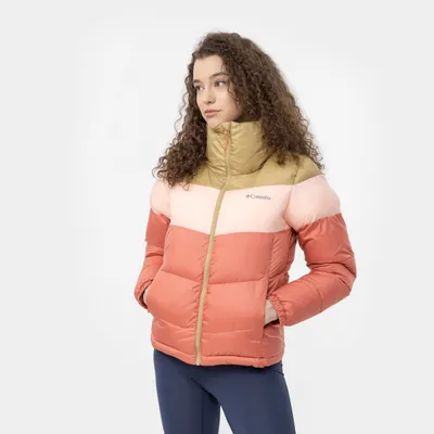 Damska kurtka puchowa pikowana COLUMBIA Puffect Color Block Jacket