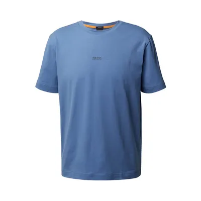 Boss BOSS Casualwear T-shirt o kroju relaxed fit z detalem z logo model ‘Tchup’
