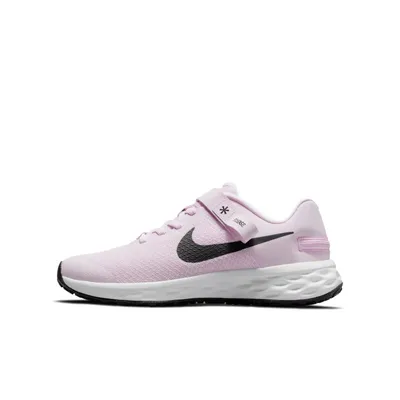 Buty do biegania po asfalcie z systemem łatwego wkładania i zdejmowania dla dużych dzieci Nike Revolution 6 FlyEase - Różowy