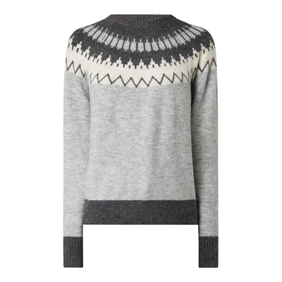 Vero Moda Vero Moda Sweter z norweskim wzorem z dodatkiem wełny model ‘Simone’