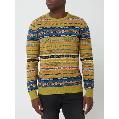 McNeal MCNEAL Sweter ze wzorem w stylu intarsji