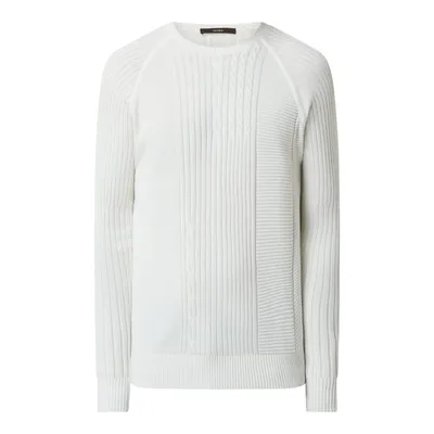 Windsor Windsor Sweter z mieszanki bawełny i wełny model ‘Gismo’