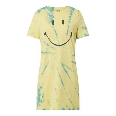 Only Only Sukienka koszulowa z bawełny ekologicznej model ‘Smiley’