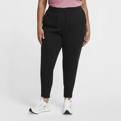 Nike Spodnie damskie Nike Sportswear Tech Fleece (duże rozmiary) - Czerń