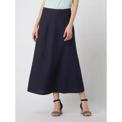 Esprit Collection Długa spódnica z mieszanki wiskozy