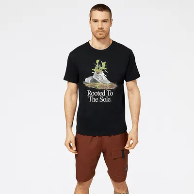 New Balance Koszulka męska New Balance MT23570BK – czarna
