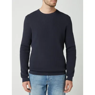 JOOP! Collection JOOP! Collection Sweter o kroju regular fit z bawełny model ‘Fiore’