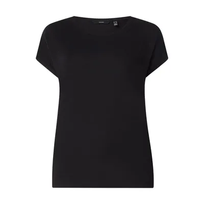 Vero Moda Vero Moda Curve T-shirt PLUS SIZE z ukośnie skrojonymi rękawami model ‘Dava’