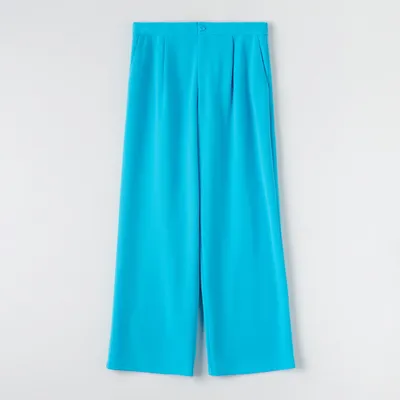 Sinsay Spodnie eleganckie - Niebieski
