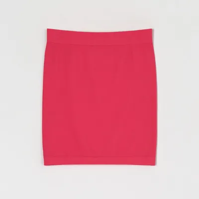 Sinsay Spódnica mini prążkowana - Różowy