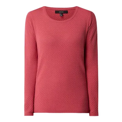 Vero Moda Vero Moda Sweter z bawełny ekologicznej model ‘Care’