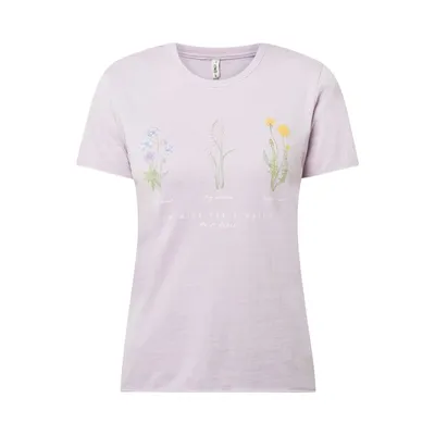 Only Only T-shirt z bawełny ekologicznej model ‘Lucy’