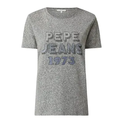 Pepe Jeans Pepe Jeans T-shirt z nadrukiem z logo model ‘Bibiana’