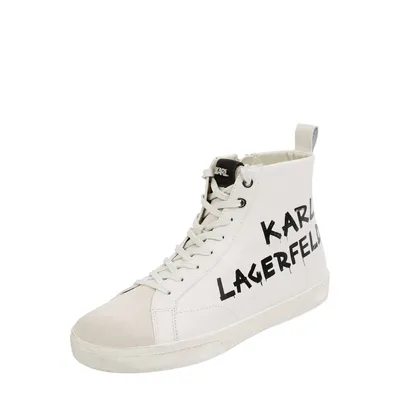 Karl Lagerfeld Karl Lagerfeld Wysokie sneakersy ze skóry