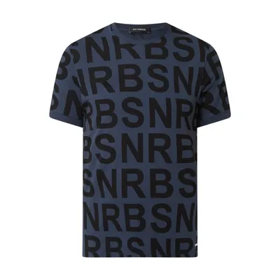 Roy Robson Roy Robson T-shirt o kroju regular fit z wzorem z logo
