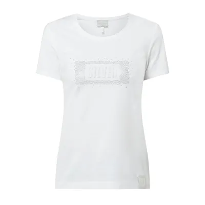 Sportalm Sportalm T-shirt z ozdobnymi kamieniami model ‘Lou’