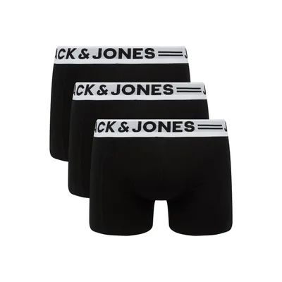 Jack&Jones Jack & Jones Obcisłe bokserki z dodatkiem streczu w zestawie 3 szt.