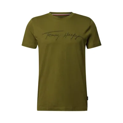 Tommy Hilfiger Tommy Hilfiger T-shirt z czystej bawełny ekologicznej z wyhaftowanym logo