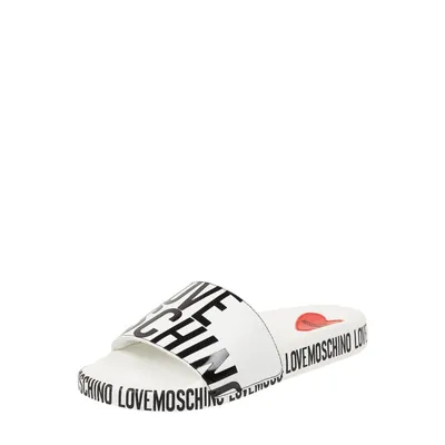 Love Moschino Love Moschino Klapki z logo