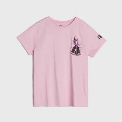 Sinsay Koszulka Disney - Różowy