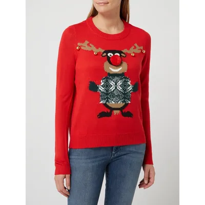 Vero Moda Vero Moda Sweter w świątecznym stylu model ‘Jinglebells’
