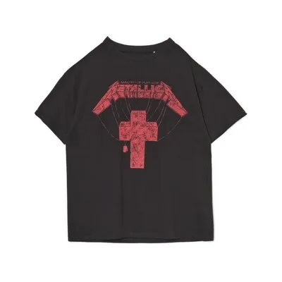 Cropp Czarna koszulka z nadrukiem Metallica