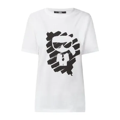 Karl Lagerfeld Karl Lagerfeld T-shirt z bawełny