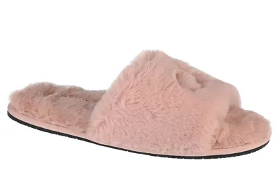 Kapcie Damskie Calvin Klein Slipper Sandal Fur HW0HW00634-TBP