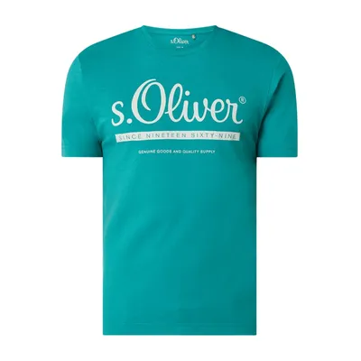 s.Olivier RED LABEL s.Oliver RED LABEL T-shirt o kroju regular fit z bawełny