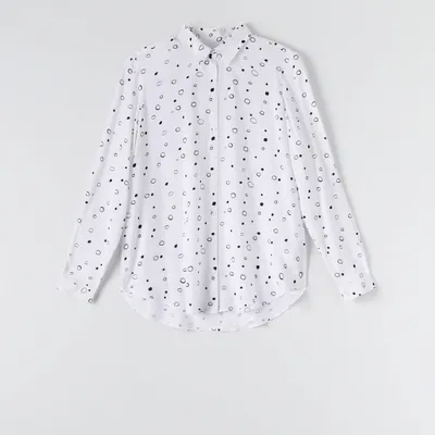 Sinsay Koszula ze wzorem - Biały