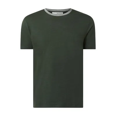 Selected Homme Selected Homme T-shirt z bawełny ekologicznej model ‘Blaine’
