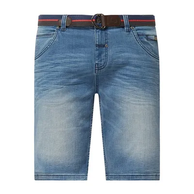 Lerros Lerros Szorty jeansowe o kroju regular fit z dodatkiem streczu model ‘Craig’