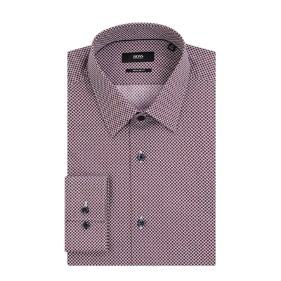 Boss BOSS Koszula biznesowa o kroju regular fit z bawełny model ‘Ganos’