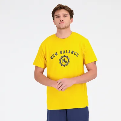 New Balance Koszulka męska New Balance MT31904VGL – żółta