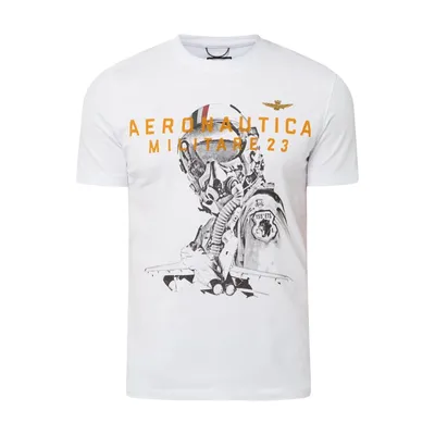 Aeronautica Militare Aeronautica Militare T-shirt z nadrukiem i haftem