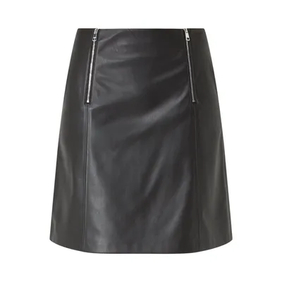 Boss BOSS Casualwear Spódnica mini z imitacji skóry model ‘Valegy’