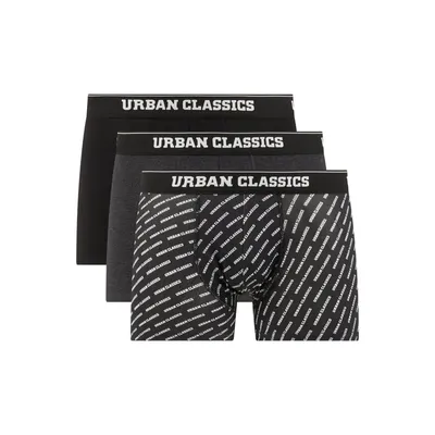 URBAN CLASSICS URBAN CLASSICS Obcisłe bokserki z dodatkiem streczu w zestawie 3 szt.