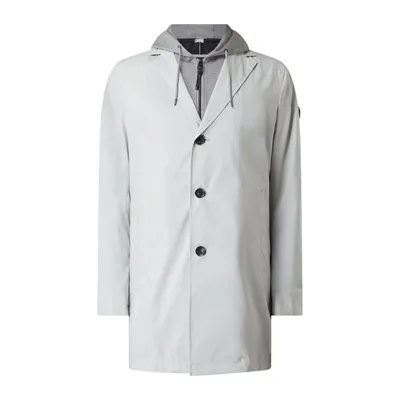 JOOP! Collection JOOP! Collection Krótki płaszcz z plisą w kontrastowym kolorze model ‘Yanek’