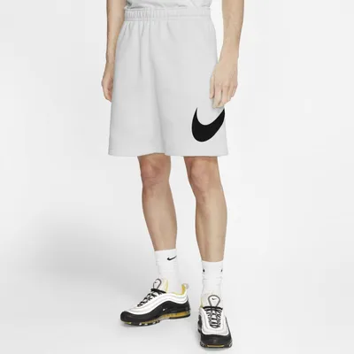 Nike Spodenki męskie z nadrukiem Nike Sportswear Club - Biel