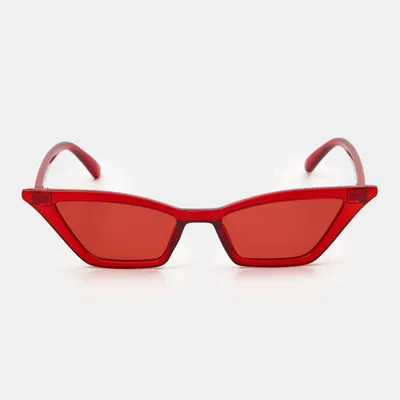 Sinsay Okulary przeciwsłoneczne - Czerwony